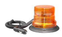 Load image into Gallery viewer, LED AMBER STROBE BEACON 10-30V MAGNETIC MOUNT 3.6m CORD W/PL 128AMM
