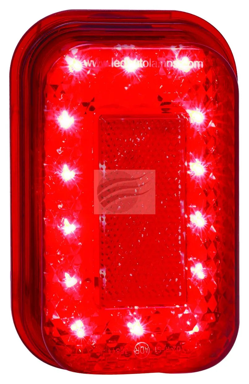 LED STOP/TAIL LAMP 12/24V WITH REFLEX REFLECTOR BULK PACK  130RMB