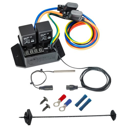 DIGITAL THERMATIC FAN SWITCH KIT 12V ADJ TEMP RANGE 40-110c EF0444