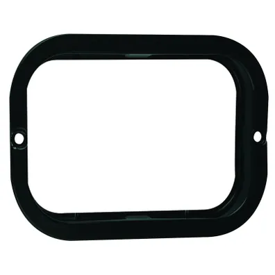 GROMMET RECT BLACK 130 SERIES SLIMLINE   59401