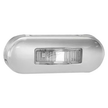 Load image into Gallery viewer, LED RED/AMBER SIDE MARKER LAMP 12/24V 2 LED&#39;s STAINLESS STEEL    86ARM
