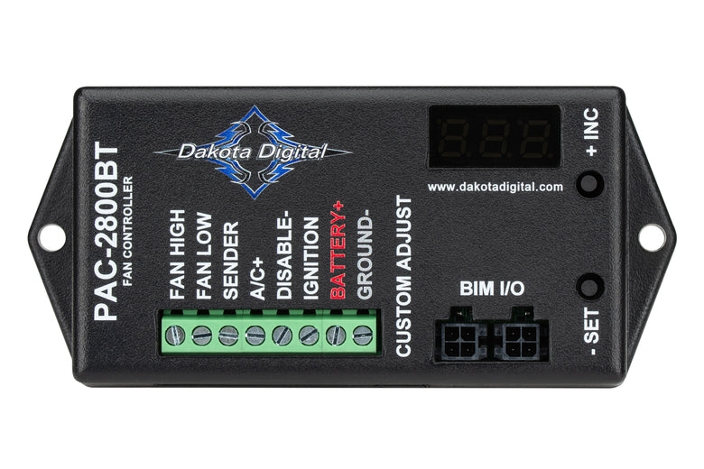 Electronic Fan Controller 70 Amp with Bluetooth Control PAC-2800BT