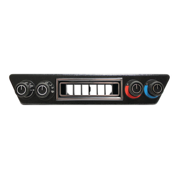 Vintage Air Gen II 4 Knob Under Dash Pod With Louvre For Gen II Systems With Servo Heater Valve SKU: VA49205-RHA