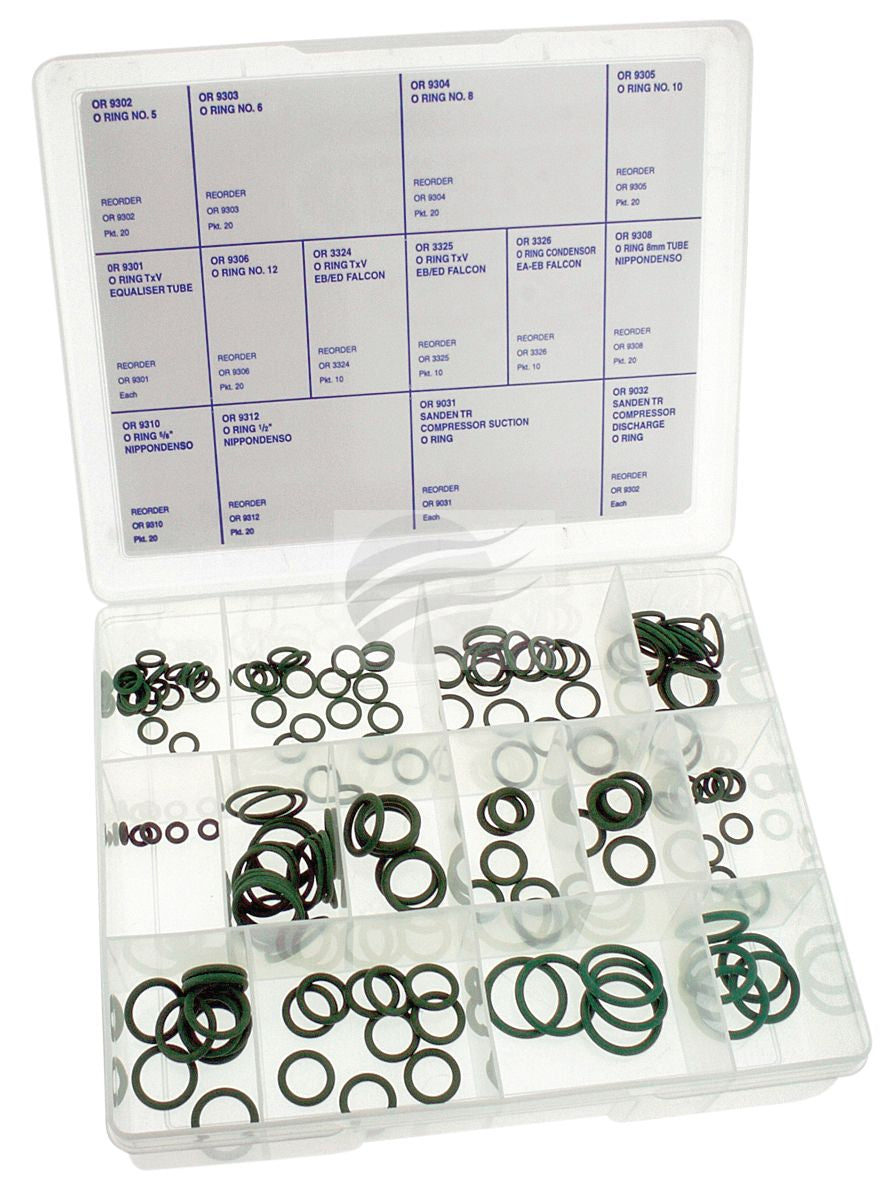 ORING KIT R134A COMPLETE 163 PCS OR7004