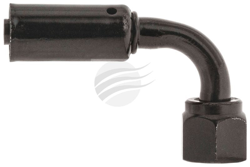 AC FITTING 90 DEGREE #8 STEEL REDUCED BEADLOCK SR1322